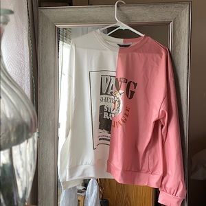 Colorblock long sleeve tee